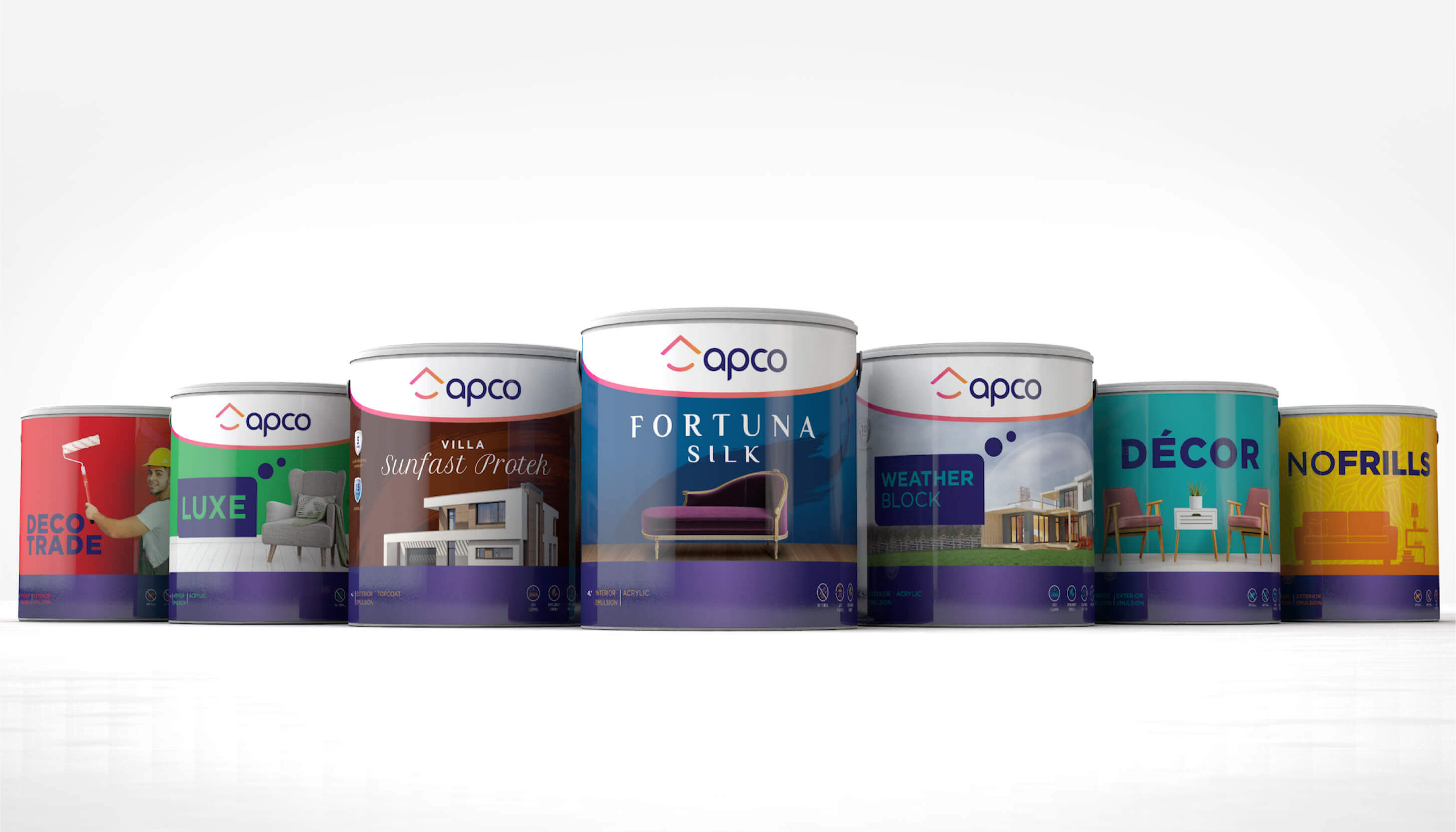 Image Paint box packaging designing for APCO Fiji
