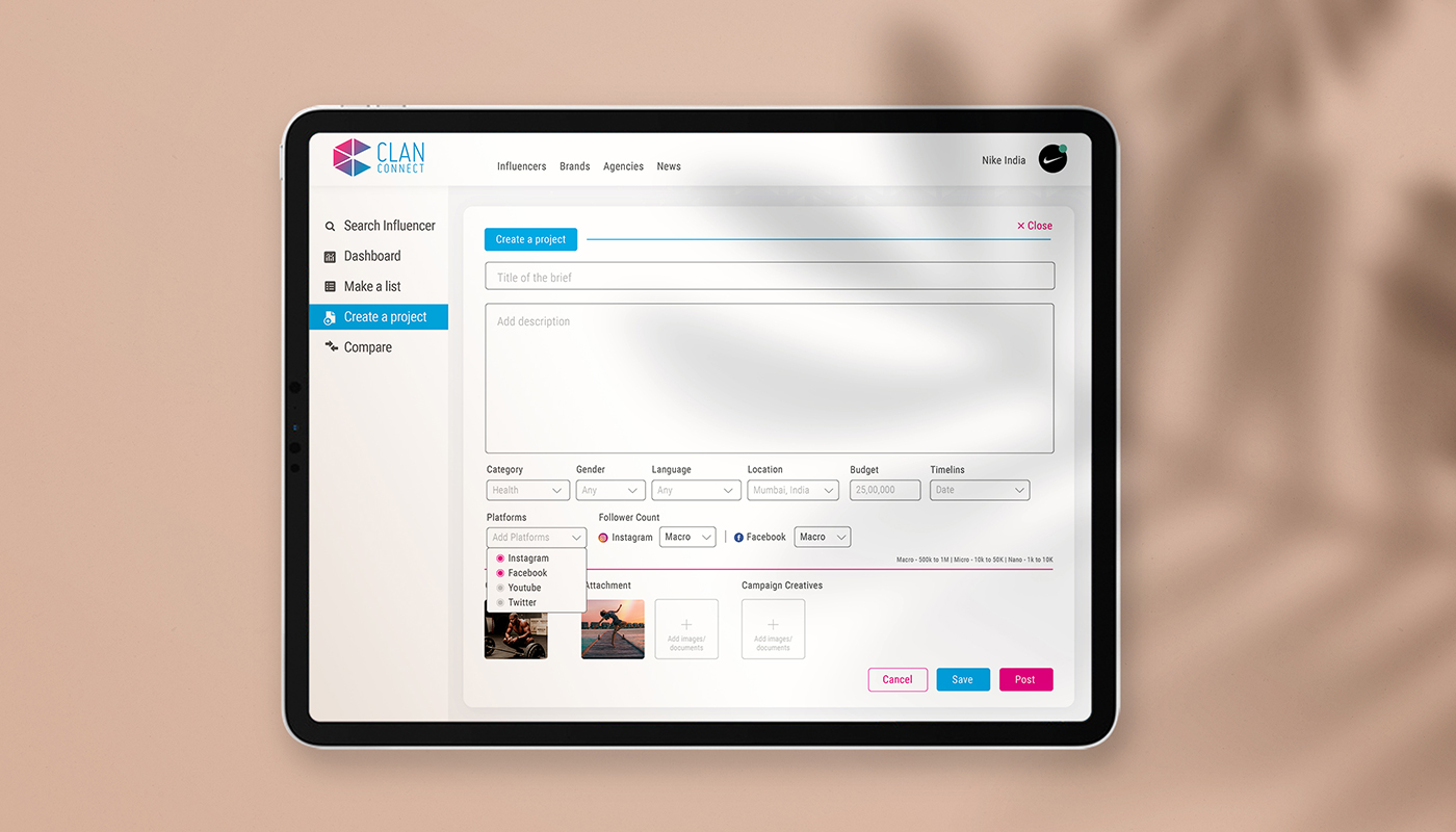 Tablet UI & UX by 4AM Worldwide
