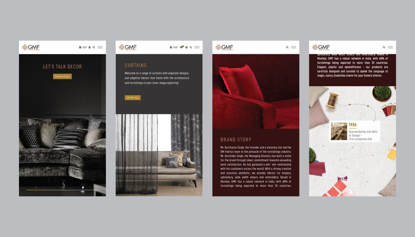 Image 1 UI & UX development for GMF