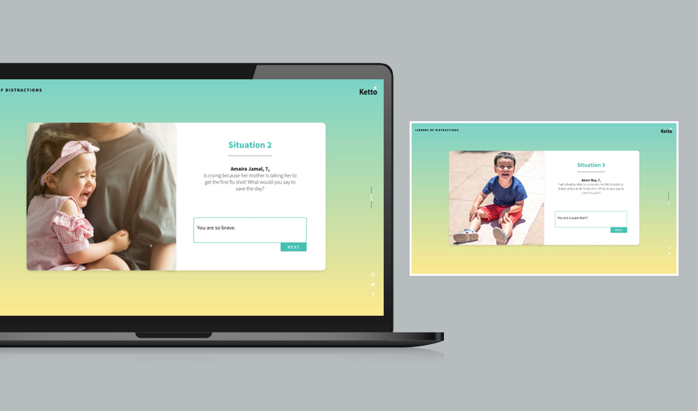 Website designing for Ketto Website designing for Ketto