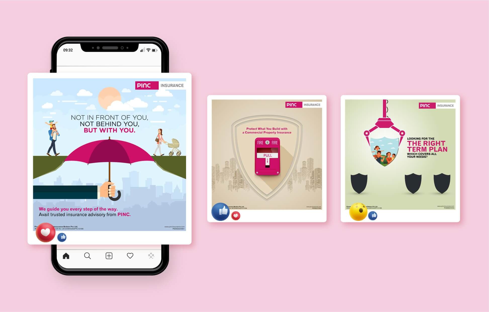 Social media marketing for PINC – Insurance company Social media marketing for PINC – Insurance company