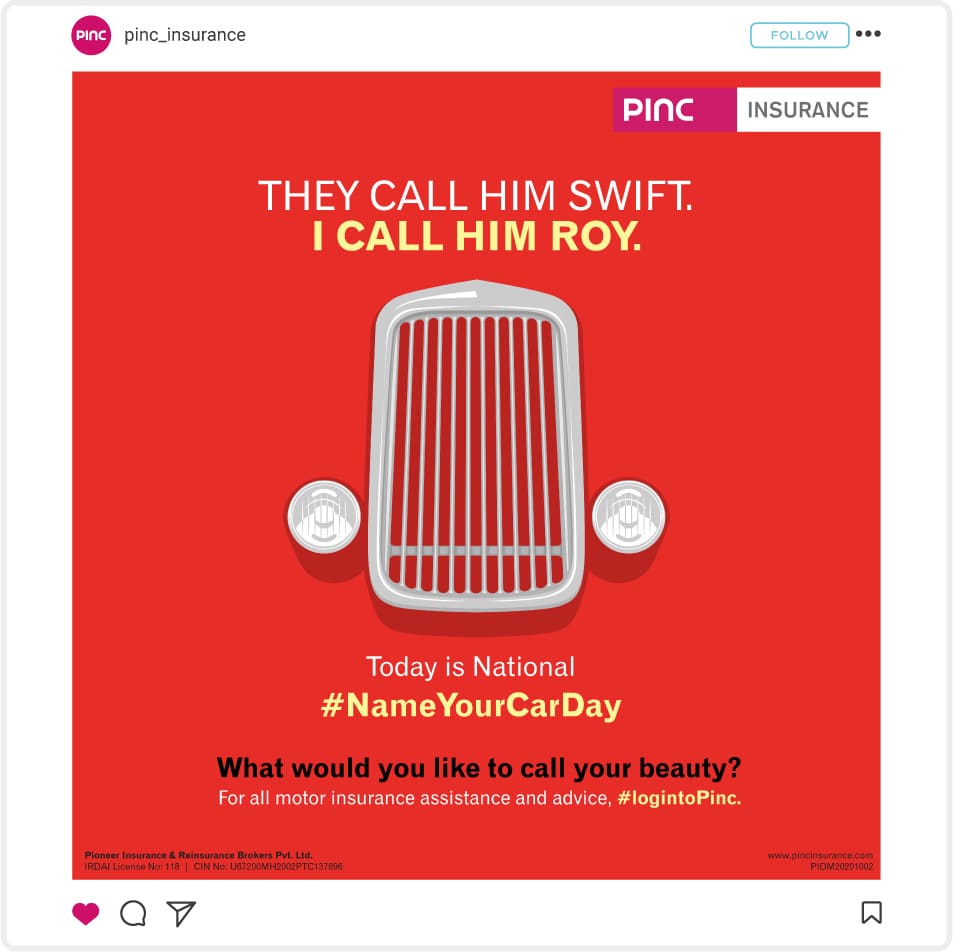 Social media strategy for PINC Insurance company by 4AM Social media strategy for PINC Insurance company by 4AM