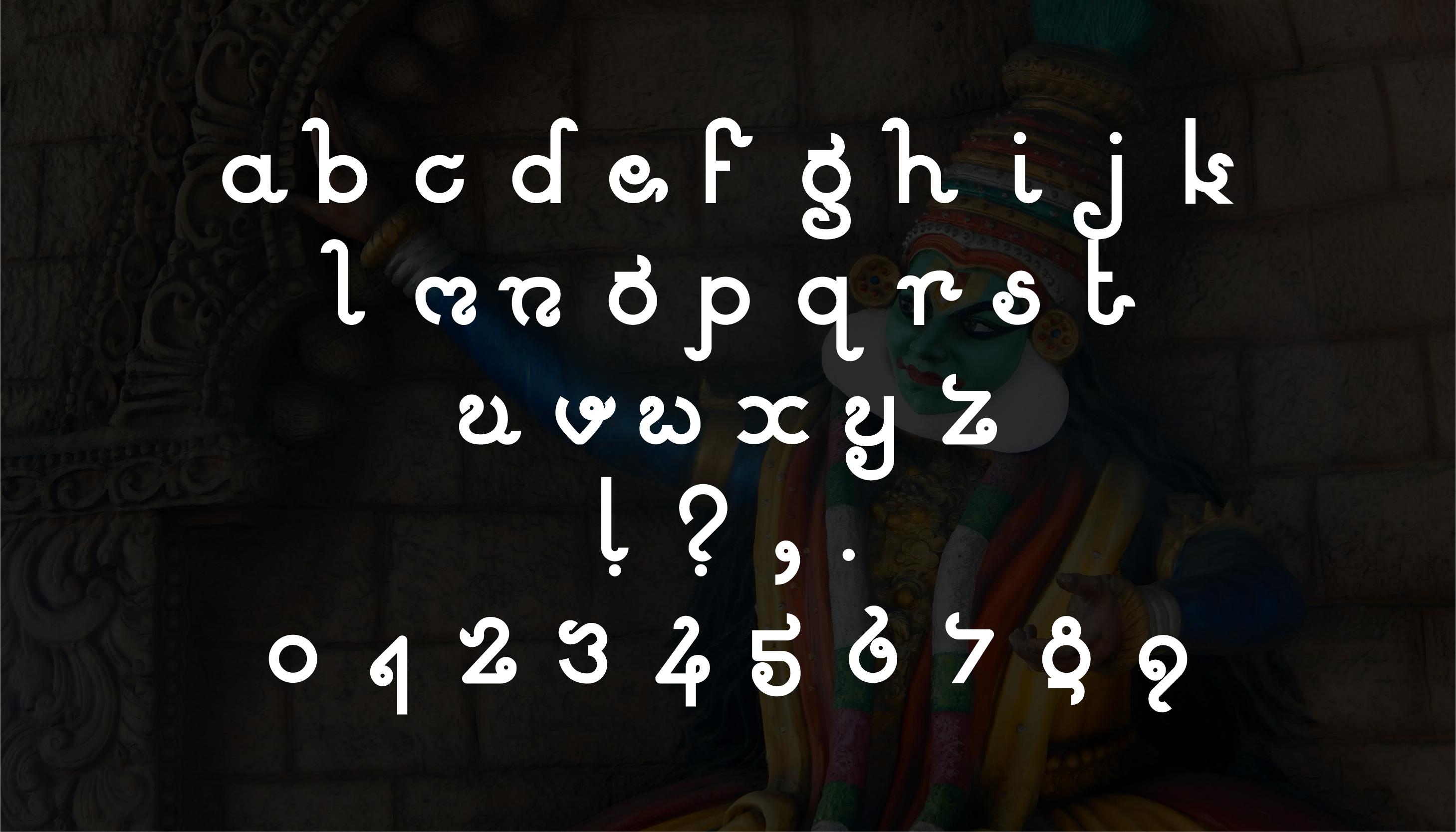 Image 3 Font selection for Sambar
